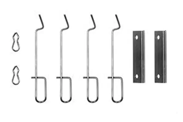 комплект принадлежности, дискови накладки TRW                 