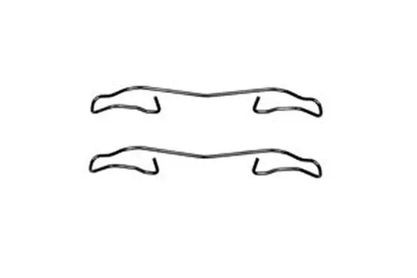 комплект принадлежности, дискови накладки TRW                 