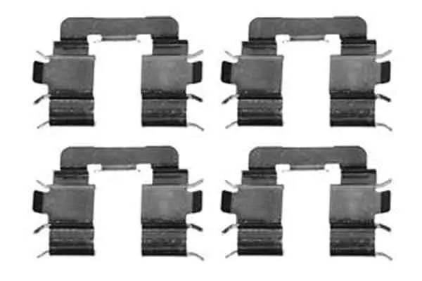 комплект принадлежности, дискови накладки TRW                 