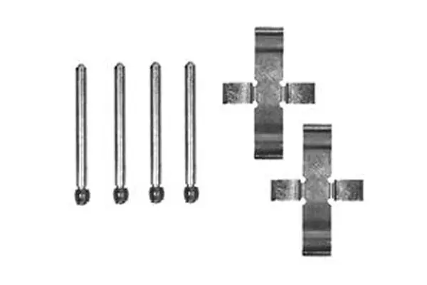 комплект принадлежности, дискови накладки TRW                 