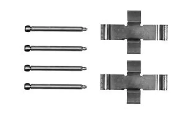 комплект принадлежности, дискови накладки TRW                 