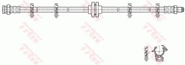 спирачен маркуч TRW                 