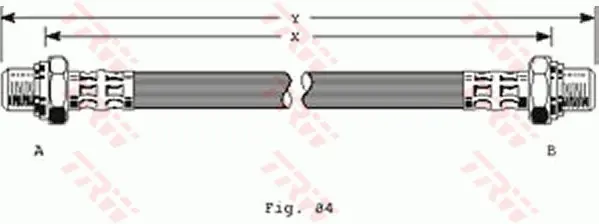 спирачен маркуч TRW                 
