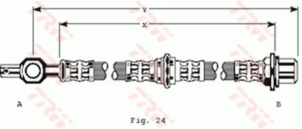 спирачен маркуч TRW                 