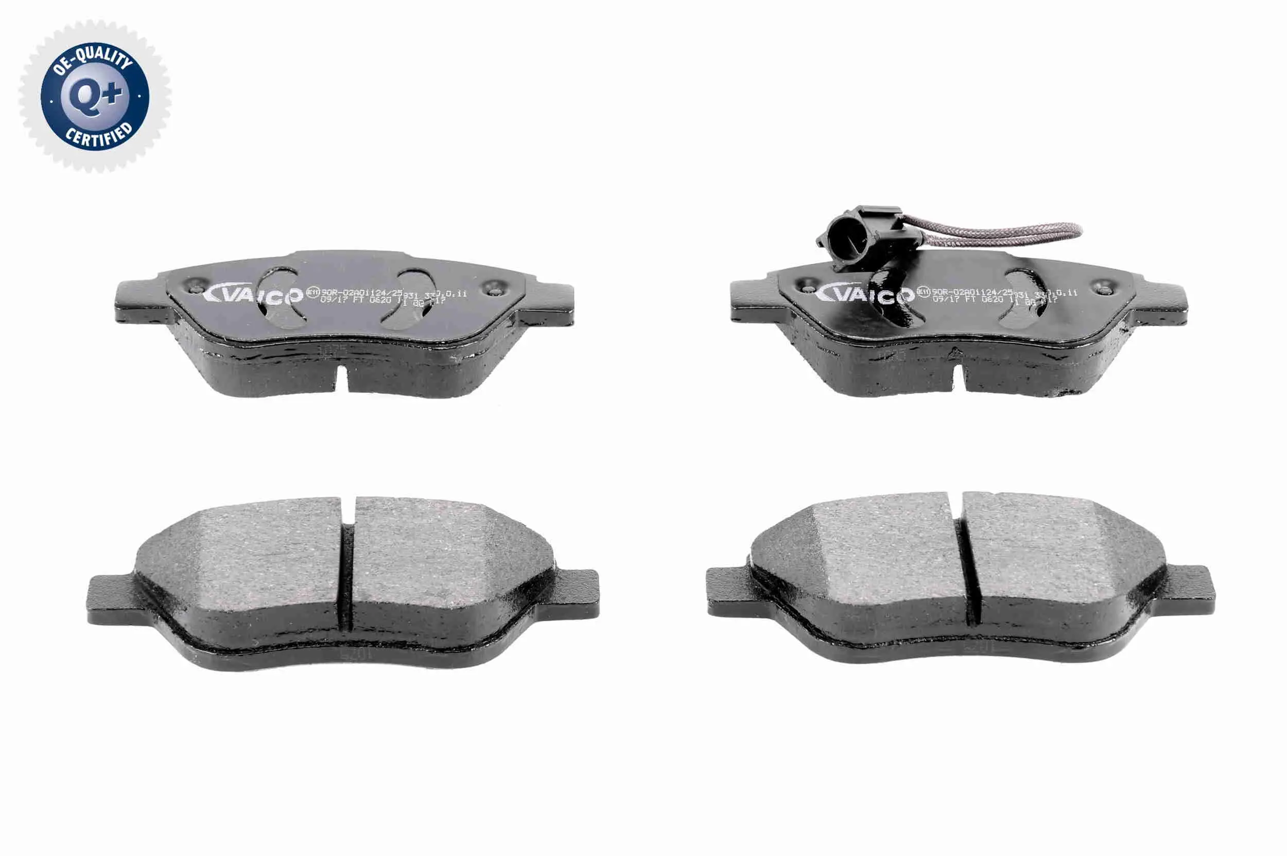 комплект спирачно феродо, дискови спирачки VAICO               