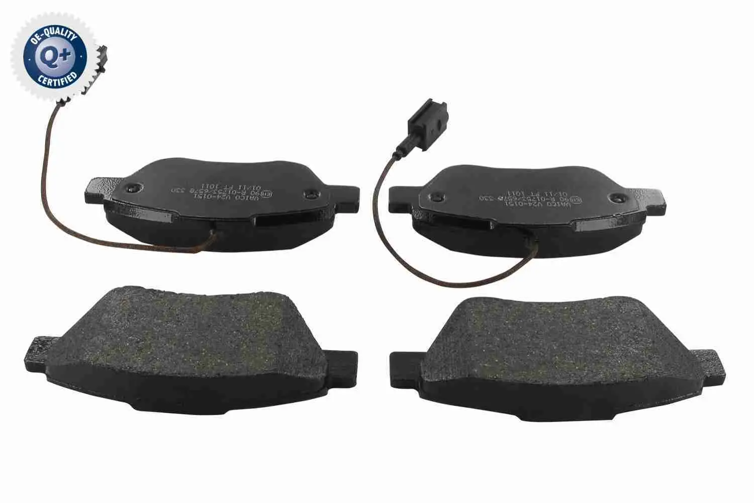 комплект спирачно феродо, дискови спирачки VAICO               