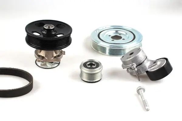 водна помпа - комплект пистови ремъци клиновидно оребряване HEPU                