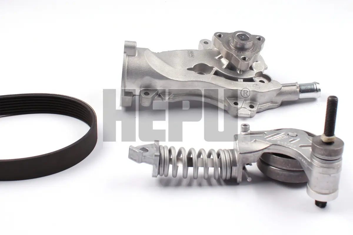 водна помпа - комплект пистови ремъци клиновидно оребряване HEPU                