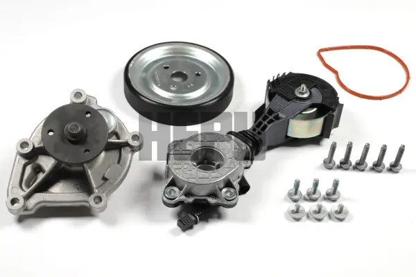 водна помпа - комплект пистови ремъци клиновидно оребряване HEPU                