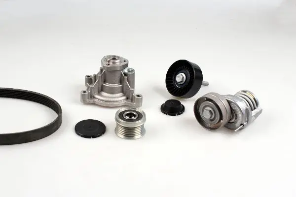 водна помпа - комплект пистови ремъци клиновидно оребряване HEPU                