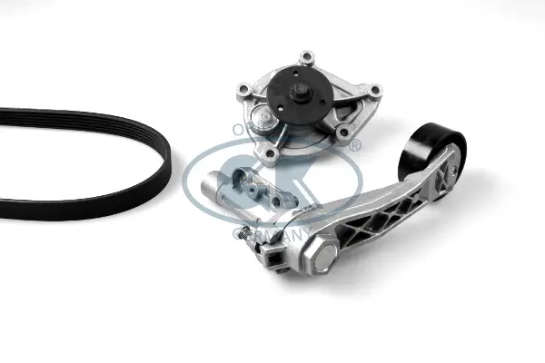 водна помпа - комплект пистови ремъци клиновидно оребряване GK                  