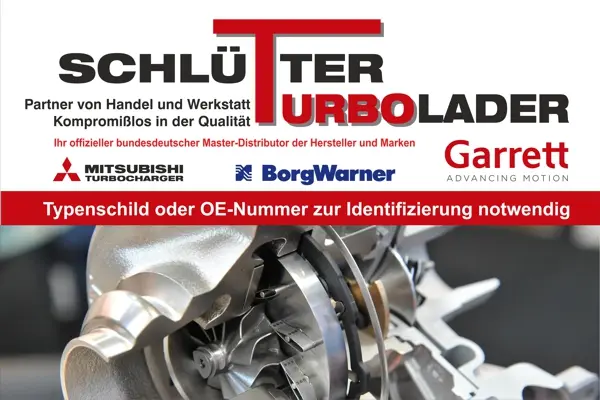 турбина, принудително пълнене с въздух SCHLUTTER TURBOLADER