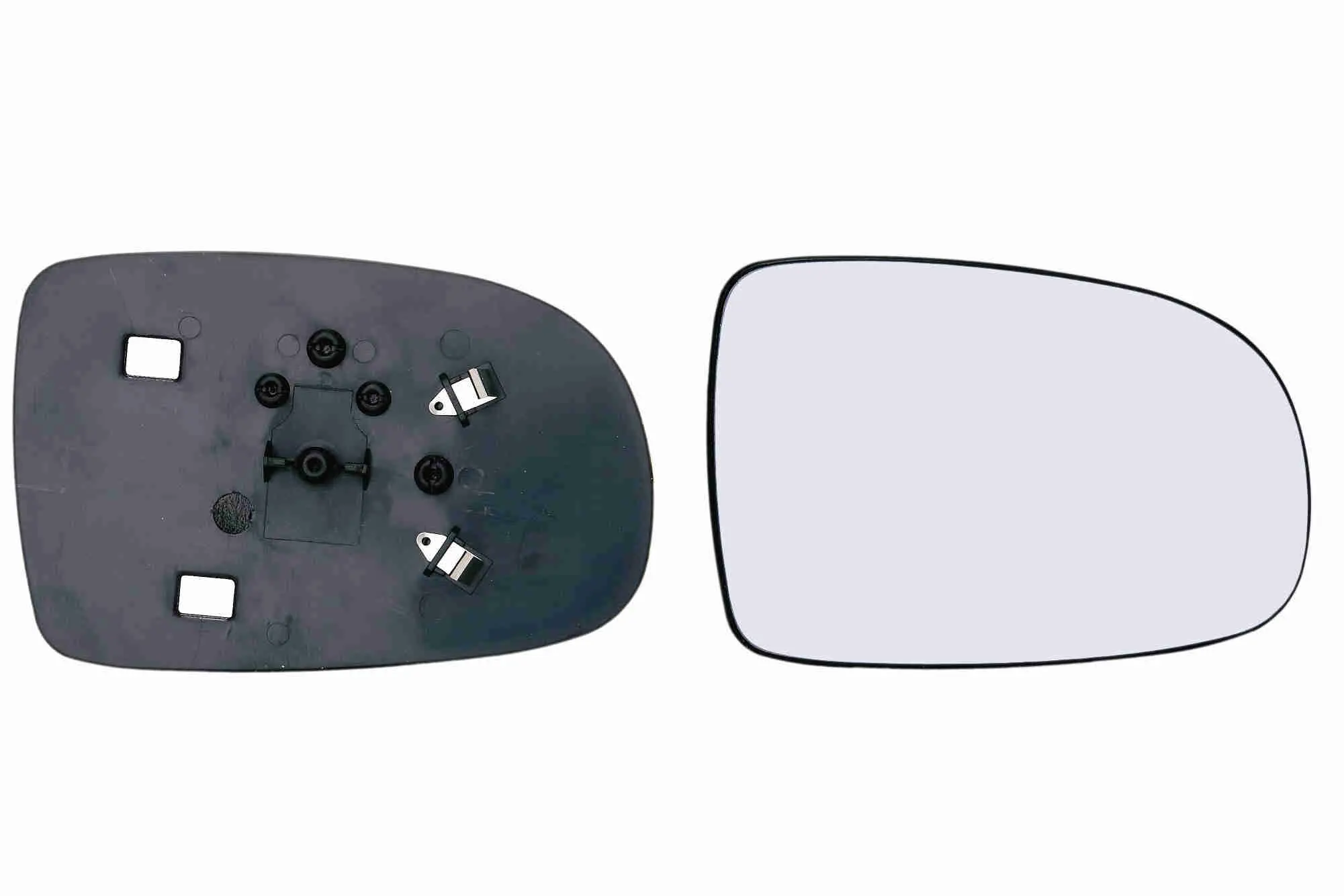 стъкло на огледало, външно огледало VEMO                