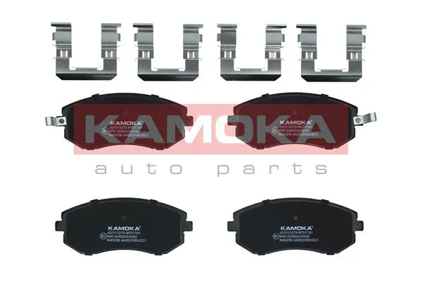 Комплект спирачно феродо, дискови спирачки KAMOKA