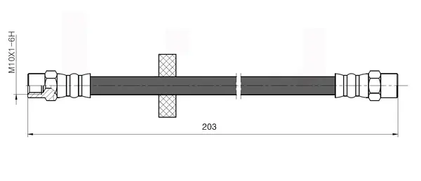 спирачен маркуч NATIONAL            