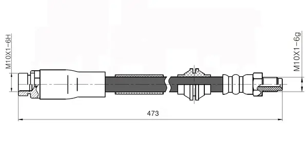 спирачен маркуч NATIONAL            