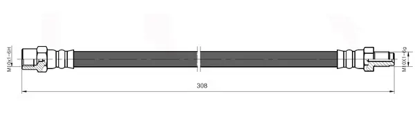 спирачен маркуч NATIONAL            