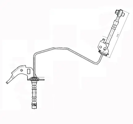 спирачен маркуч NATIONAL            