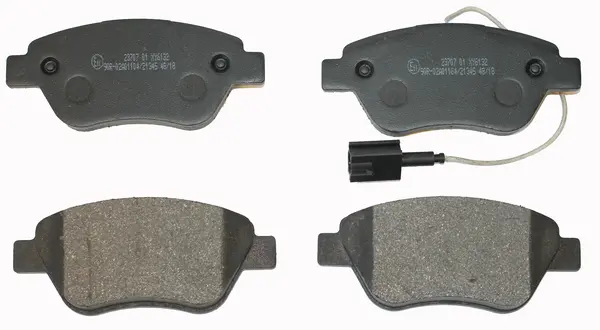 комплект спирачно феродо, дискови спирачки NATIONAL            