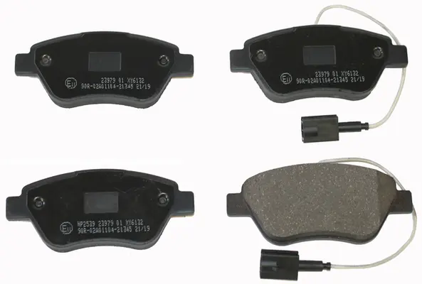 комплект спирачно феродо, дискови спирачки NATIONAL            