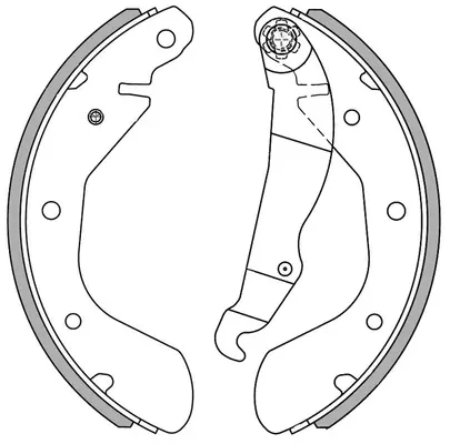 комплект спирачна челюст NATIONAL            