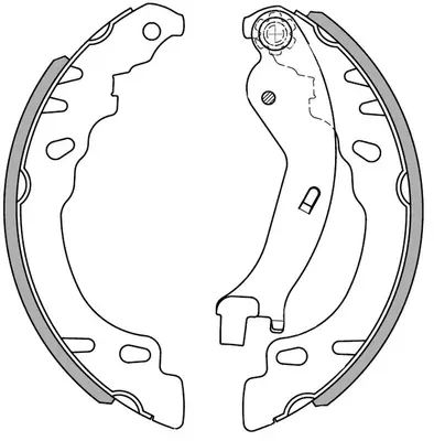 комплект спирачна челюст NATIONAL            