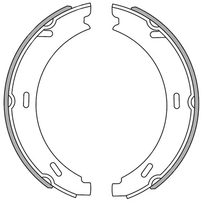 комплект спирачна челюст NATIONAL            