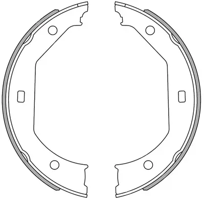 комплект спирачна челюст NATIONAL            