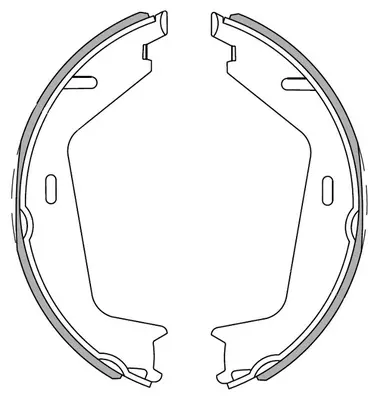 комплект спирачна челюст NATIONAL            