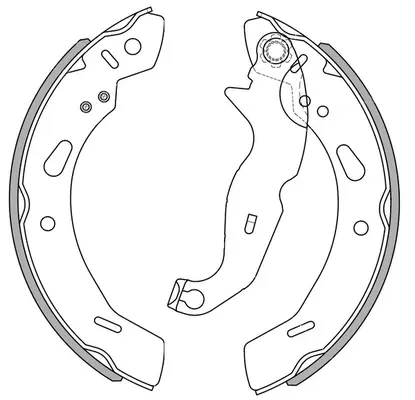 комплект спирачна челюст NATIONAL            