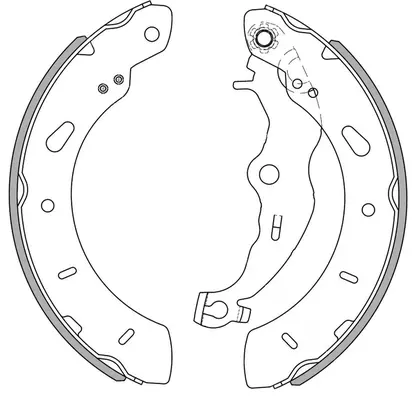 комплект спирачна челюст NATIONAL            