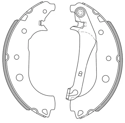 комплект спирачна челюст NATIONAL            
