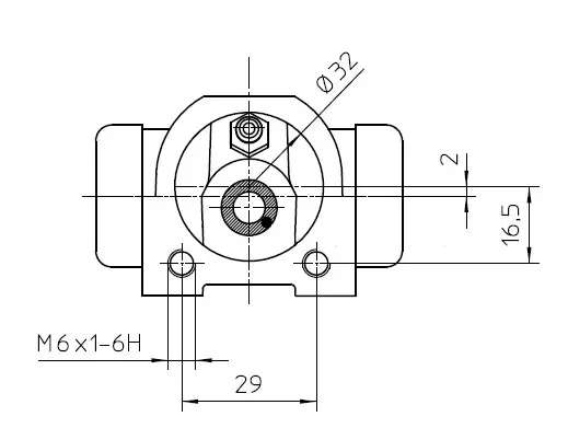 спирачно цилиндърче на колелото NATIONAL            