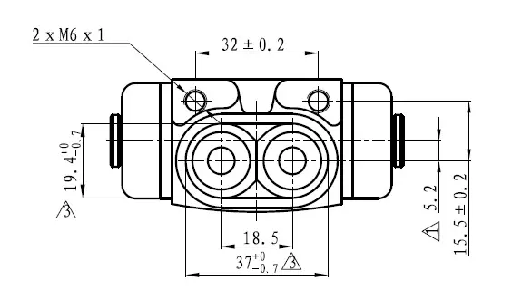 спирачно цилиндърче на колелото NATIONAL            