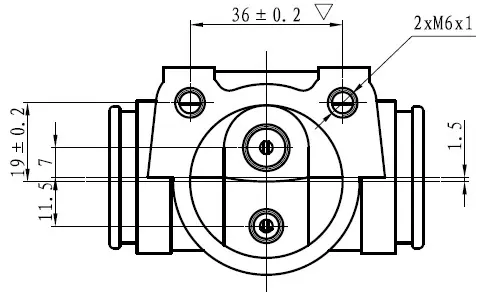 спирачно цилиндърче на колелото NATIONAL            