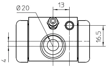 спирачно цилиндърче на колелото NATIONAL            
