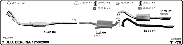 Изпускателна система IMASAF              