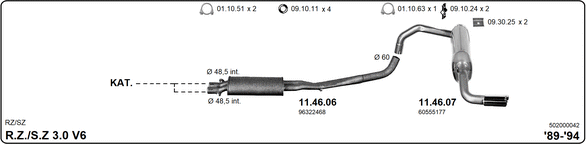 Изпускателна система IMASAF              