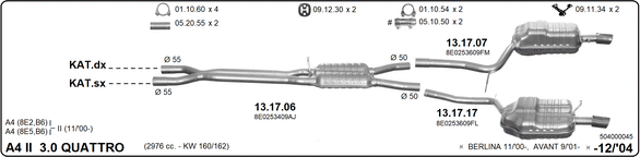 Изпускателна система IMASAF              