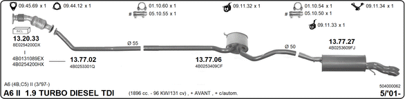 Изпускателна система IMASAF              