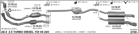 Изпускателна система IMASAF              