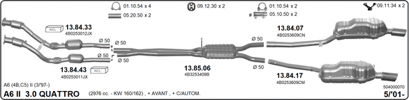 Изпускателна система IMASAF              