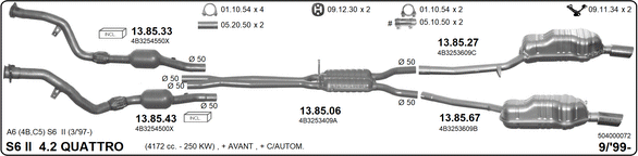 Изпускателна система IMASAF              