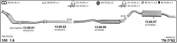 Изпускателна система IMASAF              