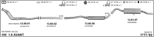 Изпускателна система IMASAF              