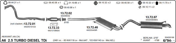 Изпускателна система IMASAF              
