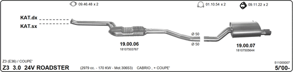 Изпускателна система IMASAF              