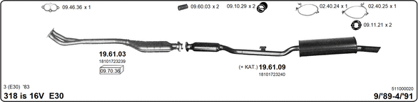 Изпускателна система IMASAF              