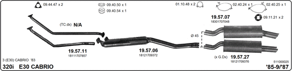Изпускателна система IMASAF              