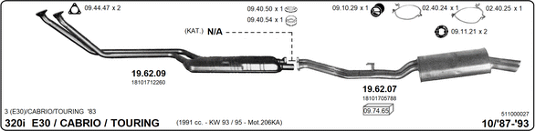 Изпускателна система IMASAF              